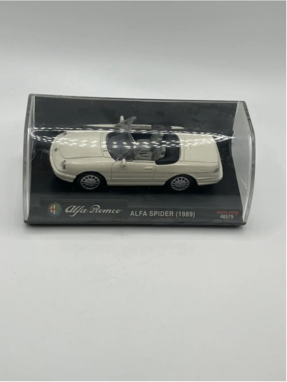 1989 New Ray OpenTop 1/43 White white Alfa Romeo Spider Roadster SEALED 48579
